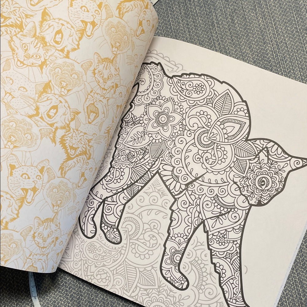 Creative Cats Adult Coloring Book for Cat Lovers - Picture 4 of 7